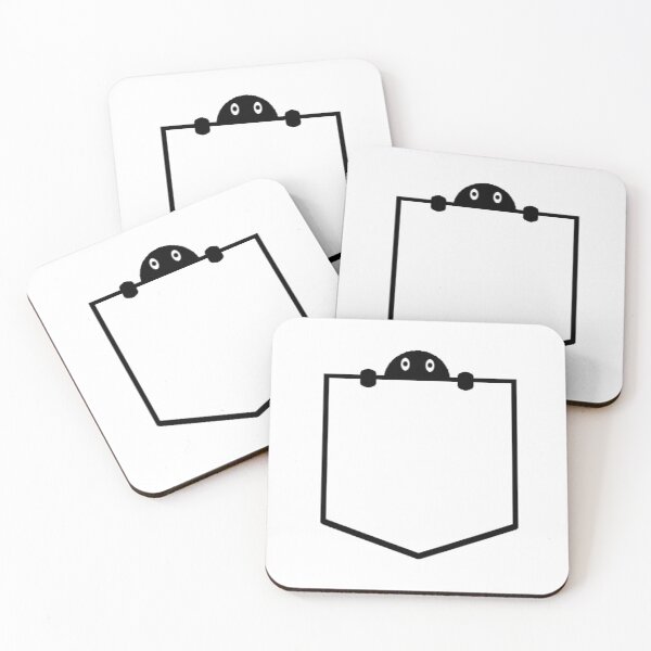 Item preview, Pocket with Cute Creature  designed and sold by Yellow-Eyes.