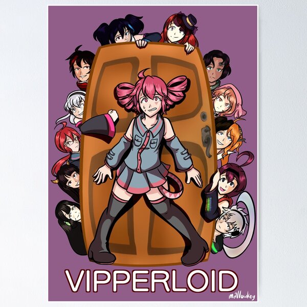 Vista previa del artículo con la obra «Vipperloide», diseñado y vendido por mallowkey.