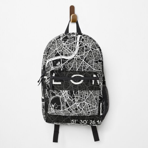 Item preview, LONDON CITY MAP MONOCHROME BLACK designed and sold by lukas69graphic.