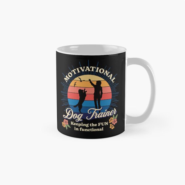 Item preview, Motivational Dog Trainer, Retro Dog Training Design with Vintage Sunset designed and sold by arlutai.