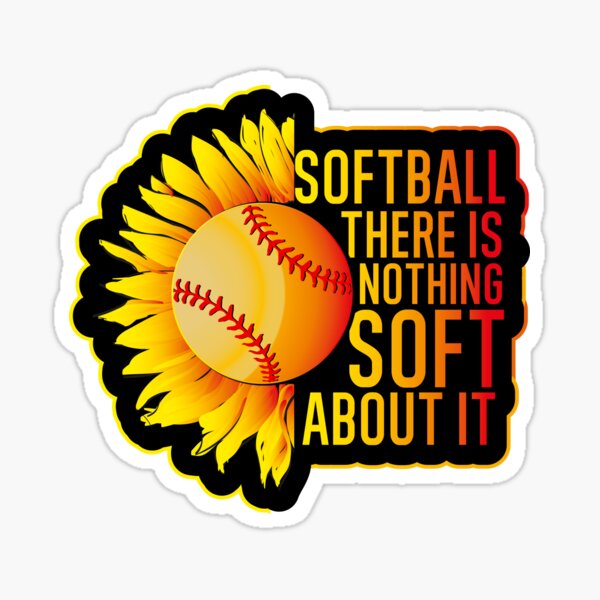 Life Is Better On The Mound Softball Pitcher Cute Funny - Softball Pitcher  - Sticker