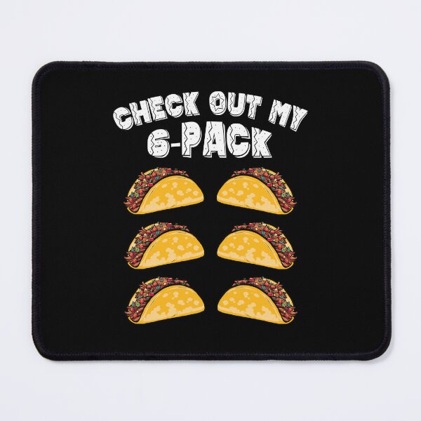 Item preview, 6 Pack Fitness Taco Funny Mexican Gym Cinco De Mayo Gift designed and sold by Tatus Brinal.