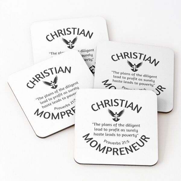 Item preview, Mompreneur Christian Quote Proverbs 21:5 designed and sold by Mompreneur and Daughter.
