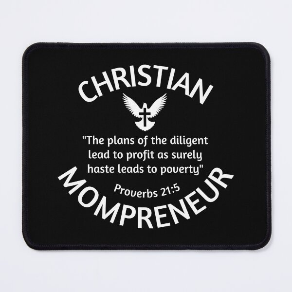 Item preview, Mompreneur Christian Quote Proverbs 21:5 designed and sold by Mompreneur and Daughter.