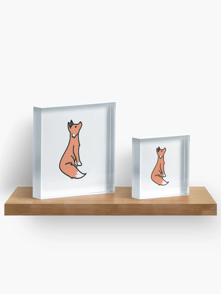 Thumbnail 3 of 5, Acrylic Block, Fox designed and sold by Reeseworks.