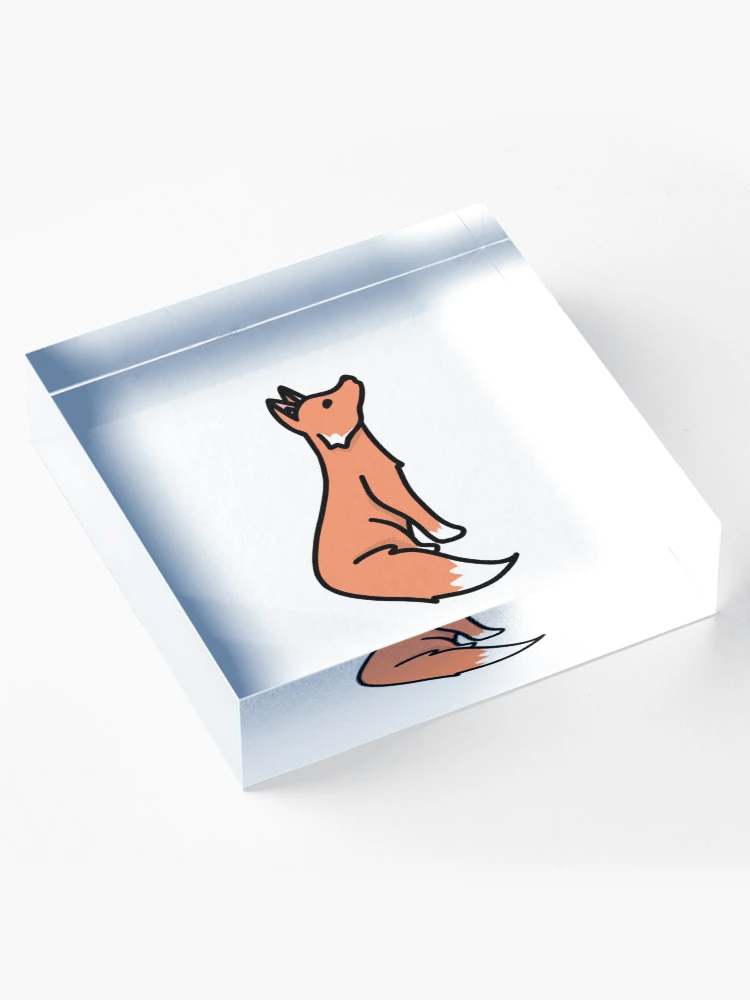 Thumbnail 4 of 5, Acrylic Block, Fox designed and sold by Reeseworks.