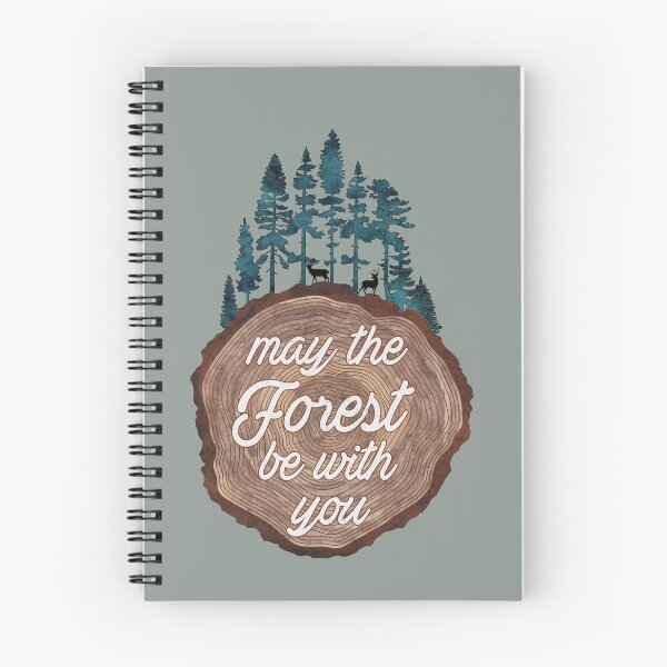 Item preview, Camping Quote May The Forest Be With You On Wood designed and sold by ChicoryJunction.