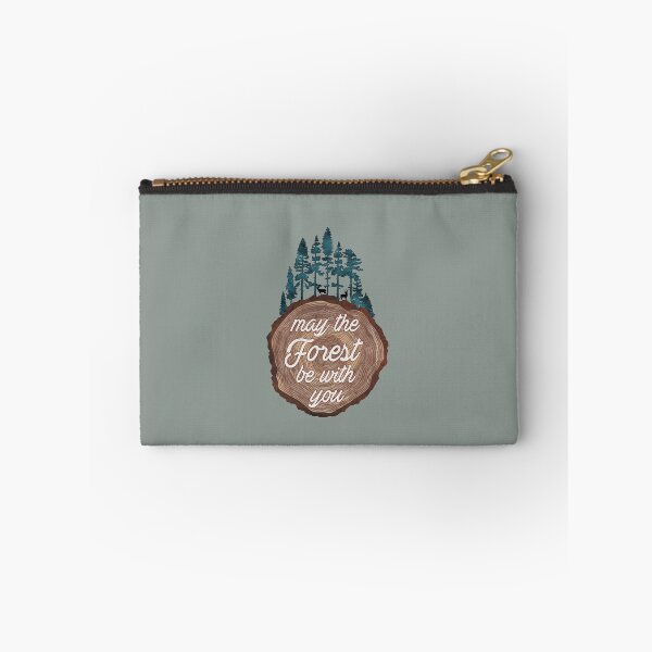Item preview, Camping Quote May The Forest Be With You On Wood designed and sold by ChicoryJunction.