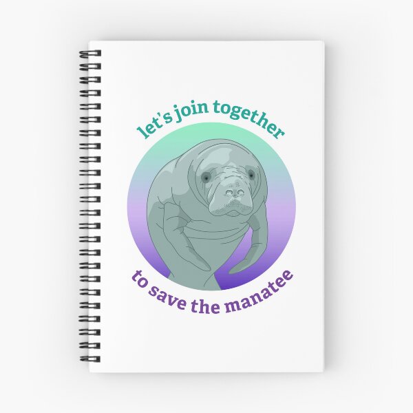 Item preview, Let's Join Together To Save the Manatee designed and sold by BlueSkyTheory.