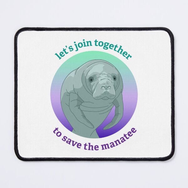 Item preview, Let's Join Together To Save the Manatee designed and sold by BlueSkyTheory.