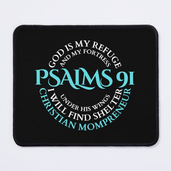 Item preview, Mompreneur Christian Quote Psalms 91 designed and sold by Mompreneur and Daughter.