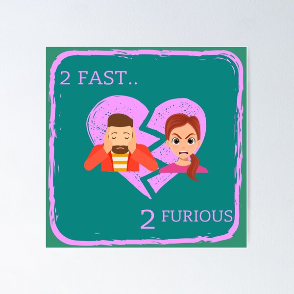Item preview, 2 Fast..2 Furious Funny Design - Funny Film Design designed and sold by CoyoteGifts.