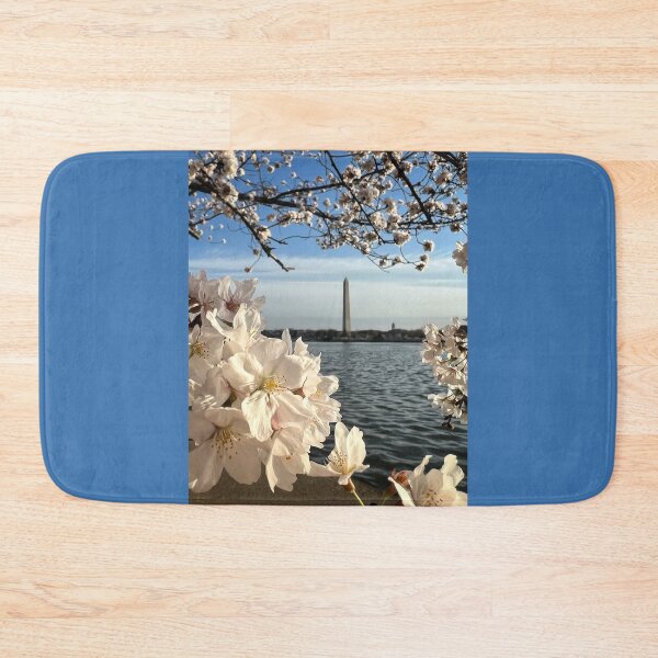 Item preview, Cherry Blossom Peak Blooms framing the Washington Monument, Washington DC designed and sold by ExploreOutdoors.