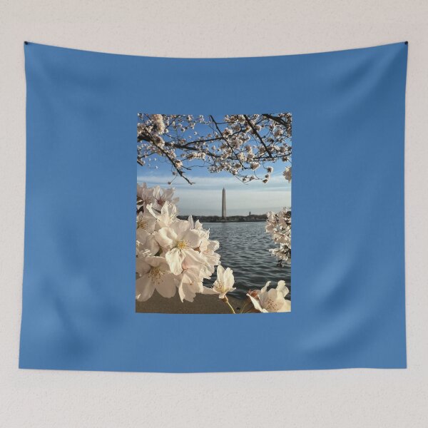 Item preview, Cherry Blossom Peak Blooms framing the Washington Monument, Washington DC designed and sold by ExploreOutdoors.