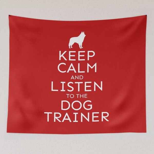 Item preview, Keep Calm and Listen to the Dog Trainer | Belgian Shepherd designed and sold by arlutai.