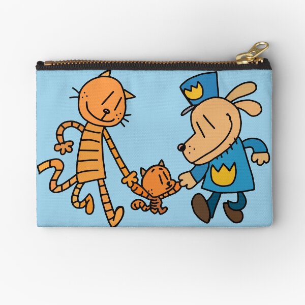 Dog Man, Lil Petey, and Big Petey Fan Art Zipper Pouch