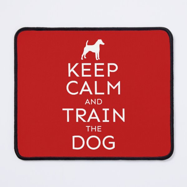 Item preview, Keep Calm and Train the Dog | Fox Terrier designed and sold by arlutai.