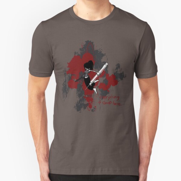 Everything is Clean Here Slim Fit T-Shirt