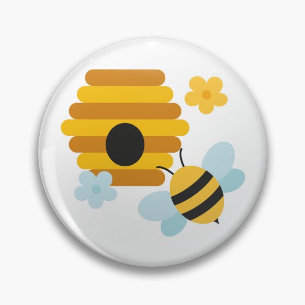 Item preview, Cute Bees and Beehives Pattern designed and sold by Creative Wolf Design.