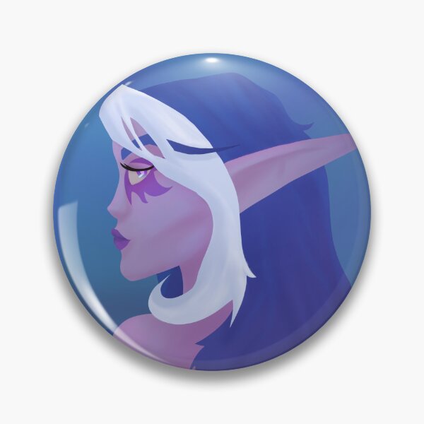 Item preview, Night Elf Side Profile designed and sold by umbrhellea.