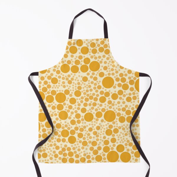 Item preview, Golden Yellow Polka Dots Bubble Pattern designed and sold by patternsoup.