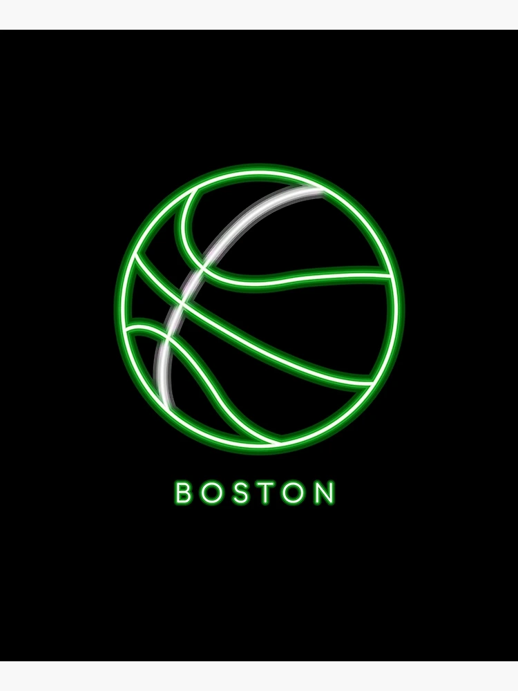 Thumbnail 6 of 6, Apron, Boston Neon Basketball designed and sold by R2-T2.