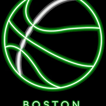 Artwork thumbnail, Boston Neon Basketball by R2-T2