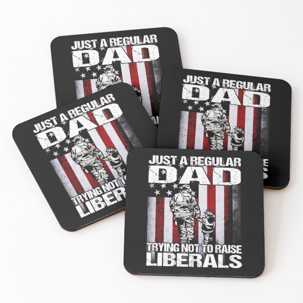 Item preview, Just A Proud Dad That Didn't Raise Liberals Firefighter designed and sold by LikesConnie.