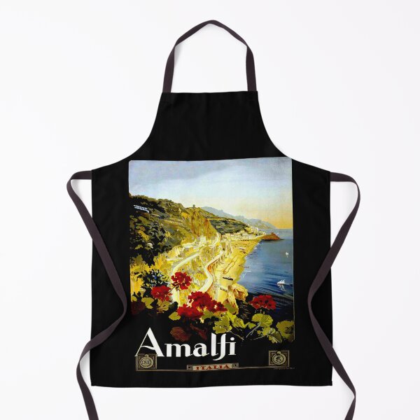 Item preview, AMALFI ITALY : Vintage Travel Advertising Poster Print designed and sold by posterbobs.