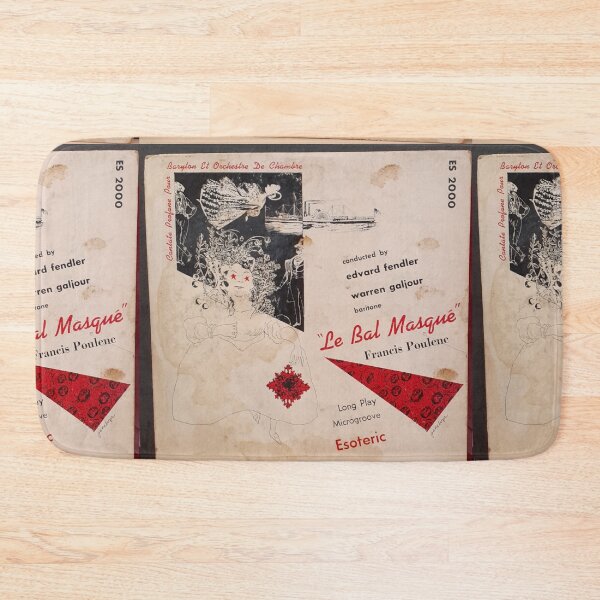 Item preview, Francis Poulenc, Le Bal Masqué, Esoteric, Red Wax, 10", lp designed and sold by Vintaged.