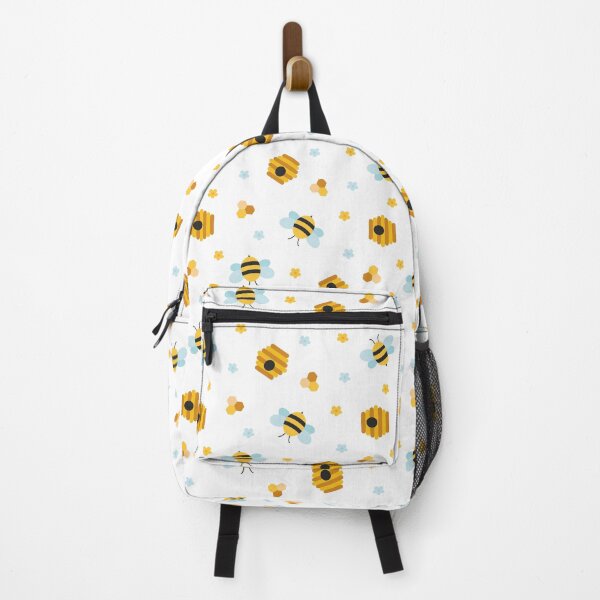 Item preview, Cute Bees and Beehives Pattern designed and sold by Creative Wolf Design.