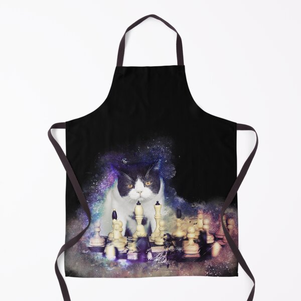 Item preview, Cat Playing Chess designed and sold by KemeDesign.