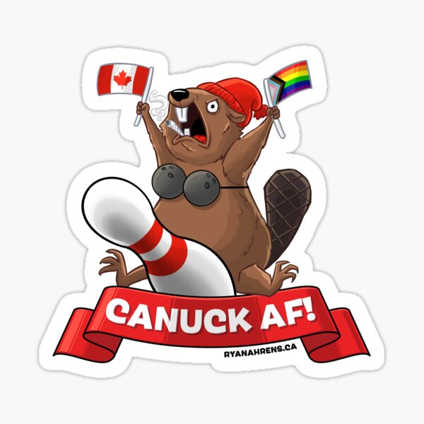 Canuck AF! Sticker