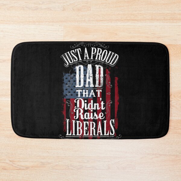 Item preview, Just A Proud Dad That Didn't Raise Liberals Vintage US Flag designed and sold by LikesConnie.
