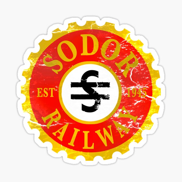 Item preview, Sodor railway logo   distressed classic t shirt designed and sold by anquine4631.