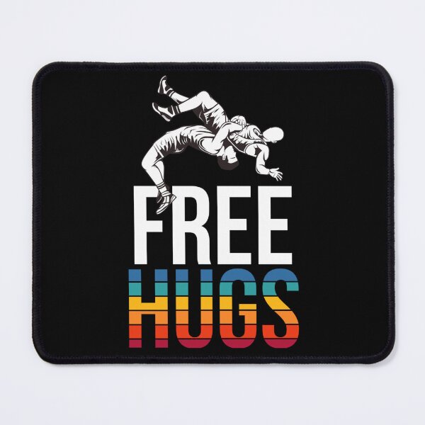 Item preview, Retro Wrestling Free Hugs Wrestler Coach Vintage Funny designed and sold by LikesConnie.