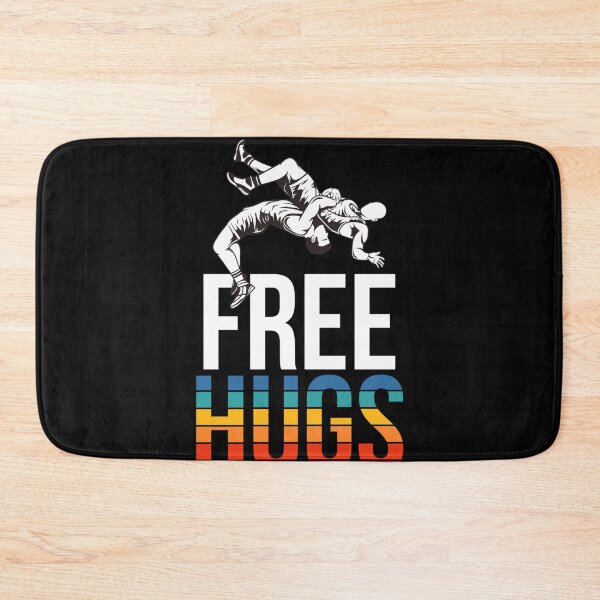 Item preview, Retro Wrestling Free Hugs Wrestler Coach Vintage Funny designed and sold by LikesConnie.