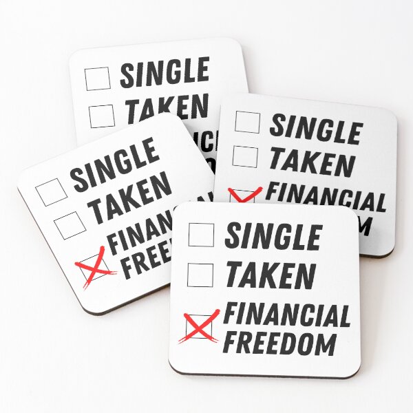 Item preview, Single, Taken, Financial Freedom designed and sold by ThoughtJumble.