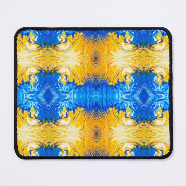 Item preview, Blue, Turquoise, Orange, and White Painting designed and sold by Creative-Voyage.