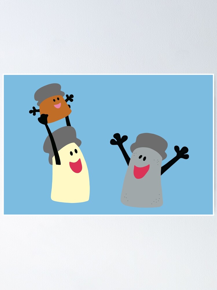 Cute Salt, Pepper, and Paprika Family Sticker for Sale by