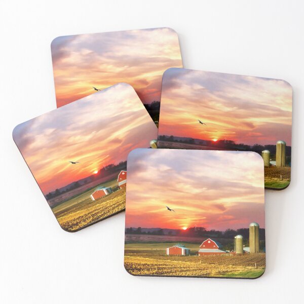 Item preview, Silos in the Sunset designed and sold by Claude Johnson.
