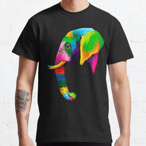 Sorry I Can't I Have Plans With My Elephant Funny Elephant Lover Novelty Graphic Short-Sleeve Unisex T-Shirt