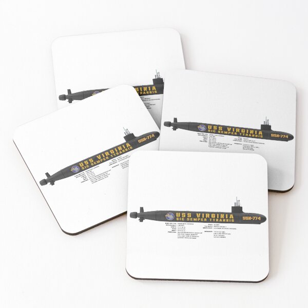 Item preview, USS Virginia (SSN-774) • Sic Semper Tyrannis designed and sold by amuseXpress.