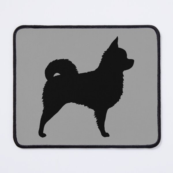 Item preview, Black Longhaired Chihuahua Silhouette(s) designed and sold by Jenn Inashvili.