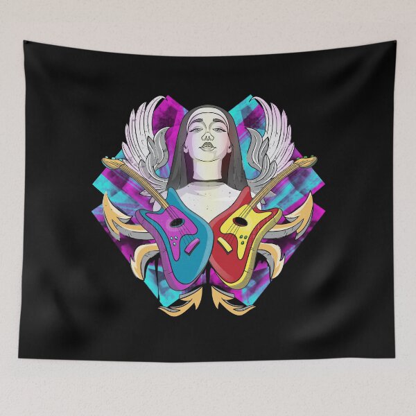 Item preview, Rock Music Chick Guitarist designed and sold by BlackSheepEllis.