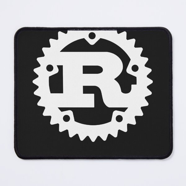 Item preview, Rust programming language logo white and dark classic t shirt designed and sold by lequitakat6611.