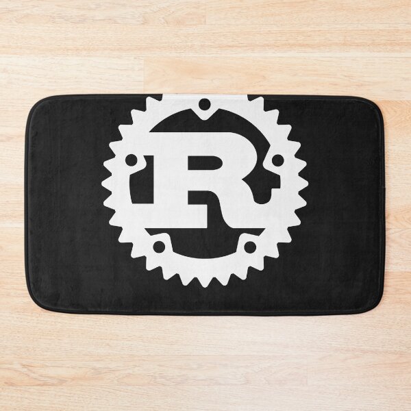 Item preview, Rust programming language logo white and dark classic t shirt designed and sold by lequitakat6611.