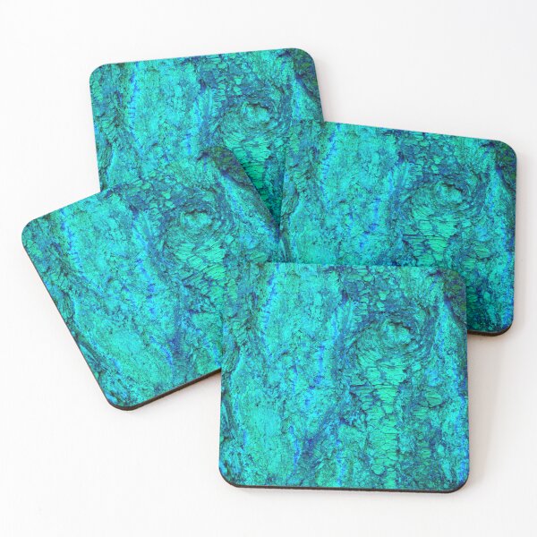 Item preview, Elegant teal turquoise bark pattern designed and sold by fowons.