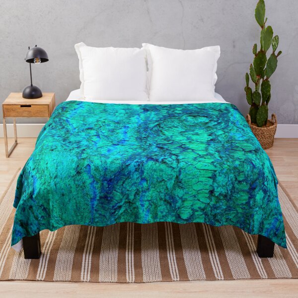 Item preview, Elegant teal turquoise bark pattern designed and sold by fowons.