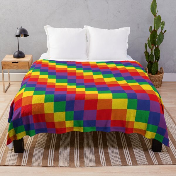 Item preview, Rainbow Checkerboard designed and sold by Texterns.